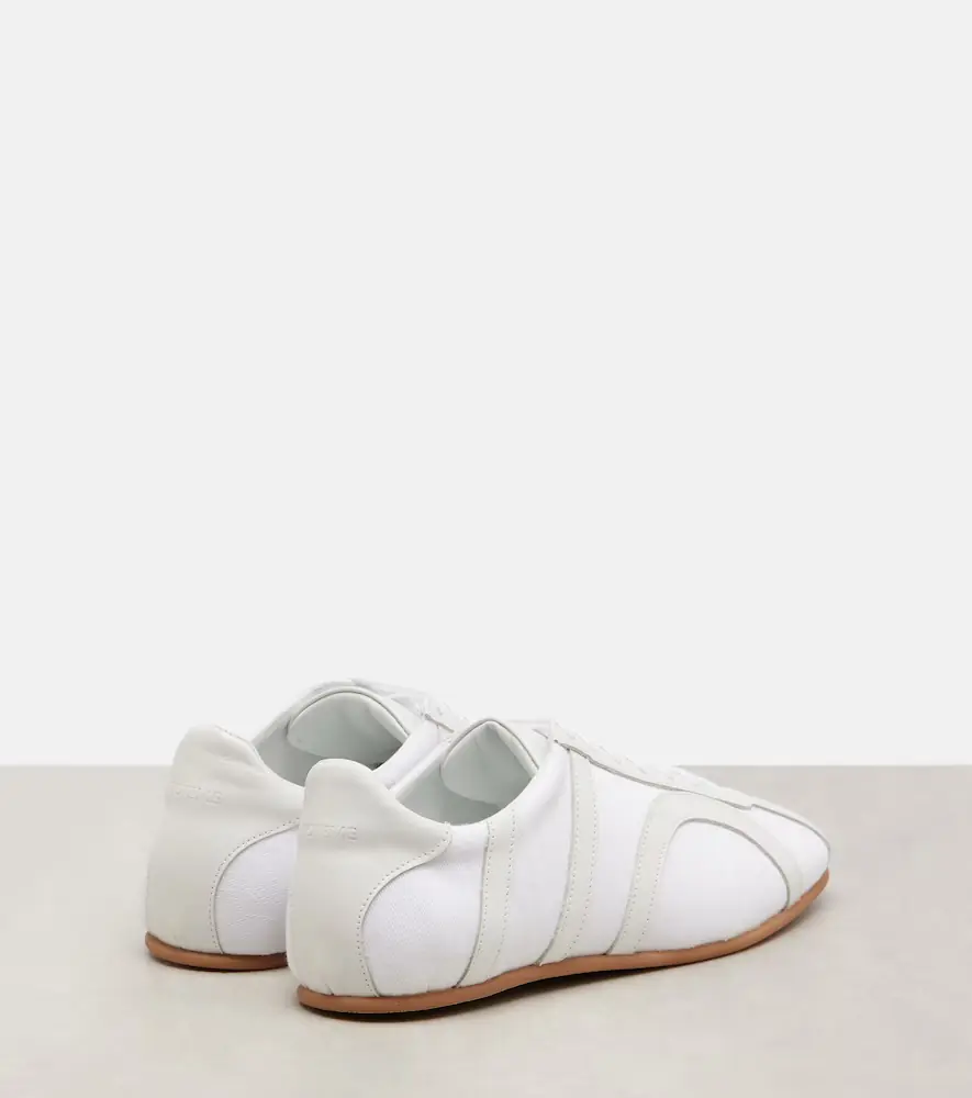 TOTEME Leather-trimmed sneakers | Thumbnail 2 TOTEME Leather-trimmed sneakers | Thumbnail 2