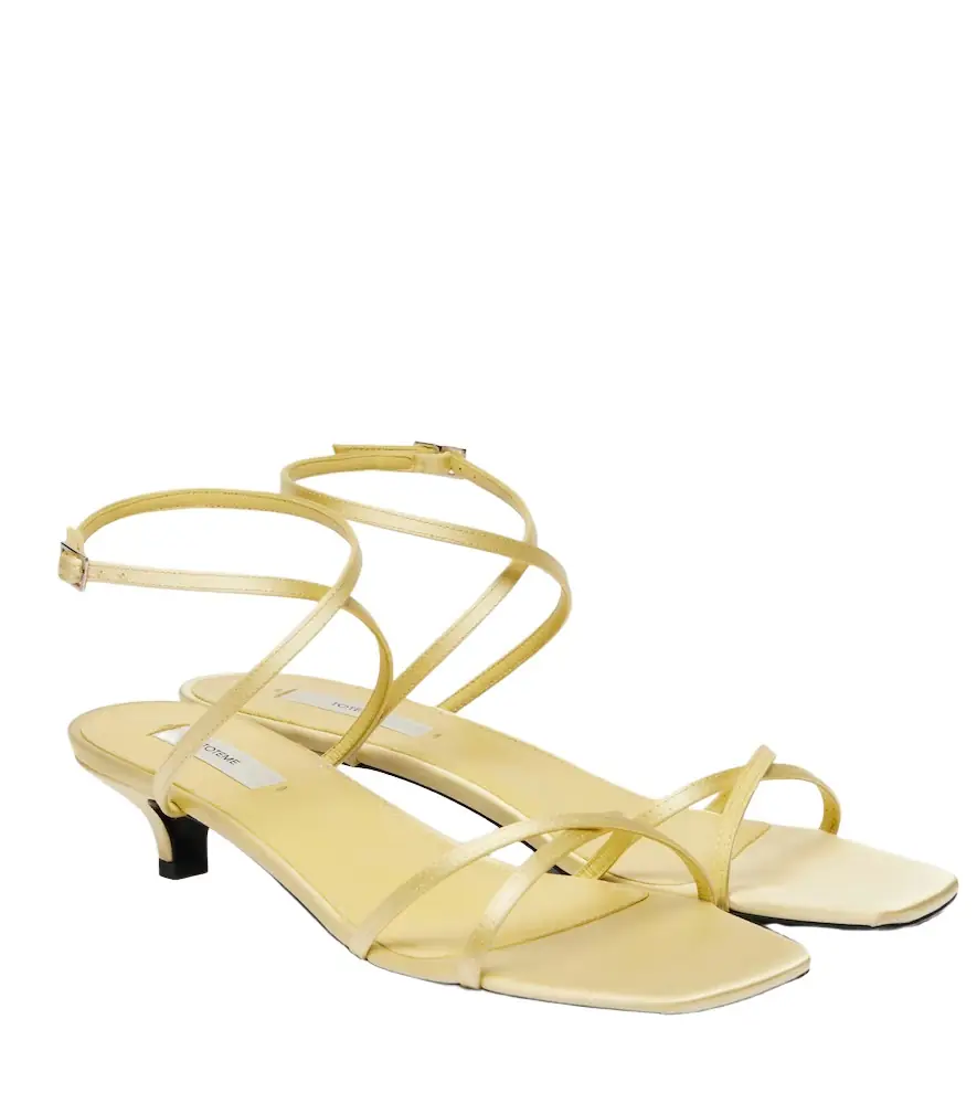 TOTEME Satin sandals