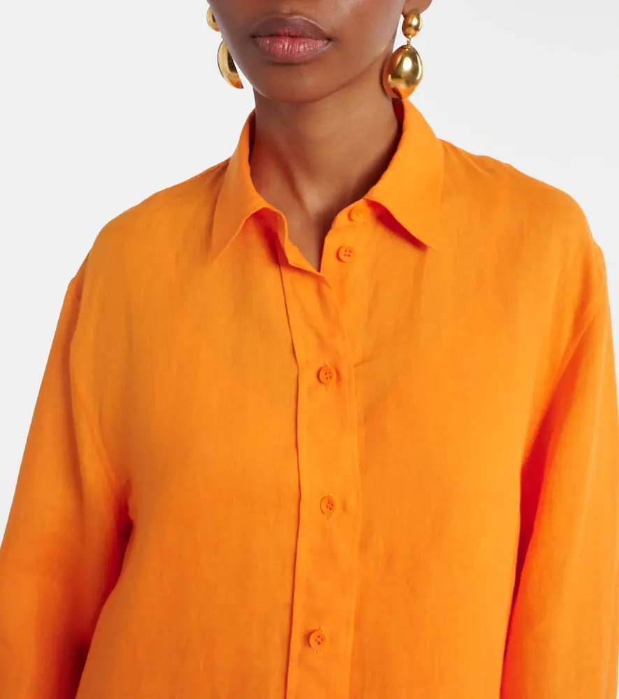 Eres Mignonette linen shirt | Thumbnail 5