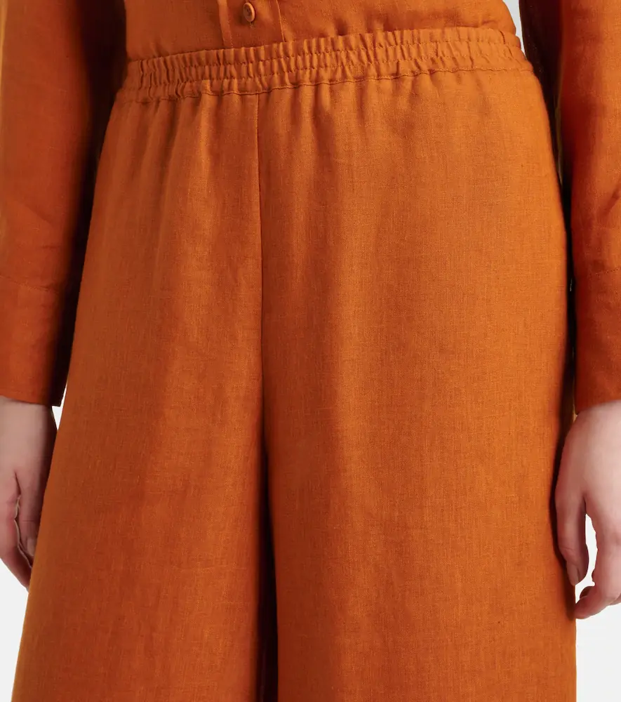 Eres Select linen wide-leg pants | Thumbnail 5 Eres Select linen wide-leg pants | Thumbnail 5