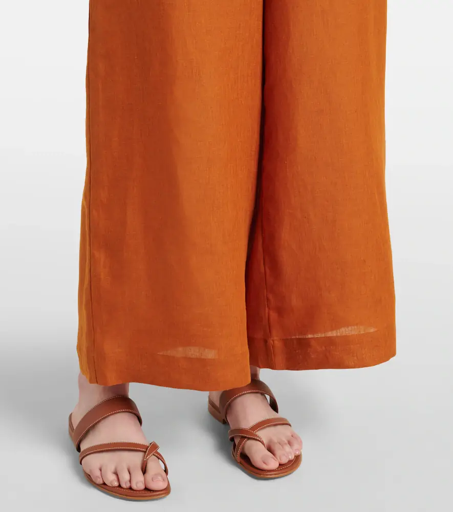Eres Select linen wide-leg pants | Thumbnail 6 Eres Select linen wide-leg pants | Thumbnail 6