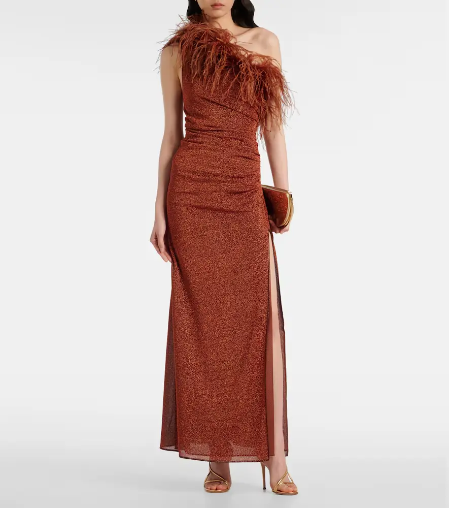 Oséree Oséree Lumière Plumage maxi dress | Thumbnail 2