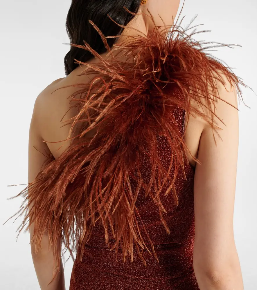 Oséree Oséree Lumière Plumage maxi dress | Thumbnail 3