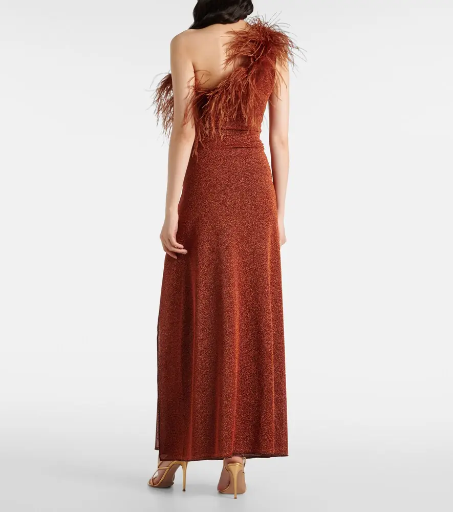 Oséree Oséree Lumière Plumage maxi dress | Thumbnail 4