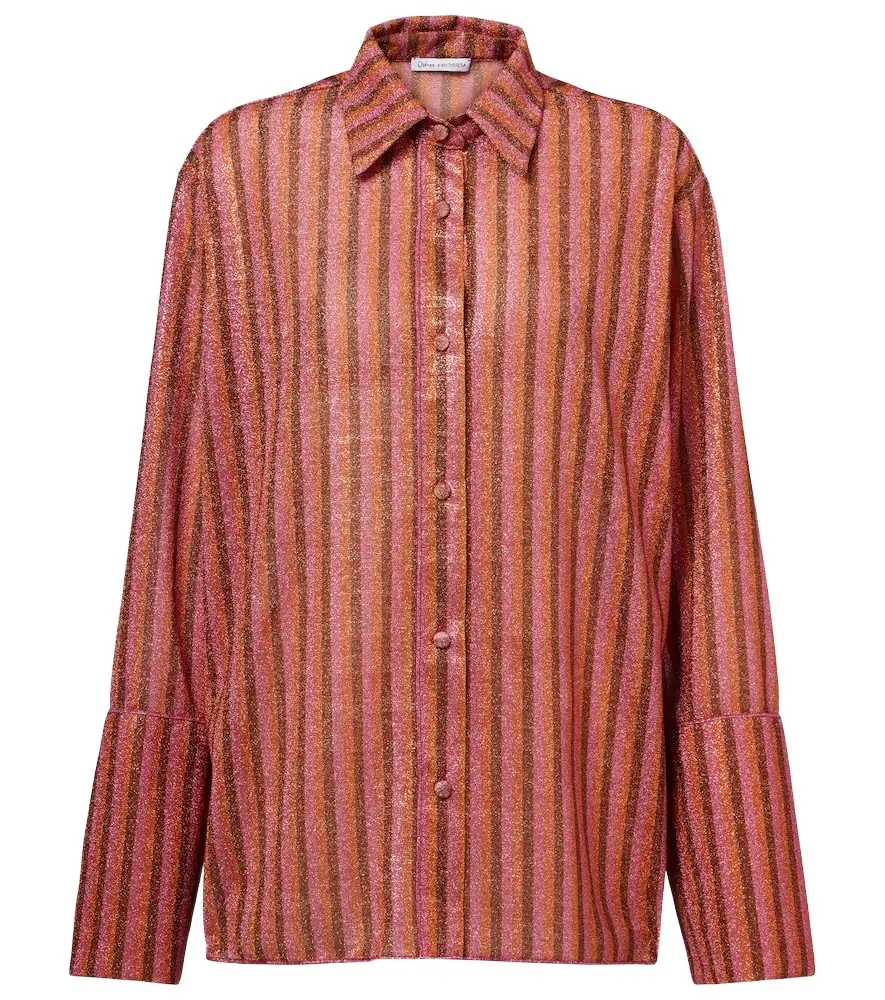 Oséree Oséree Lumière striped shirt