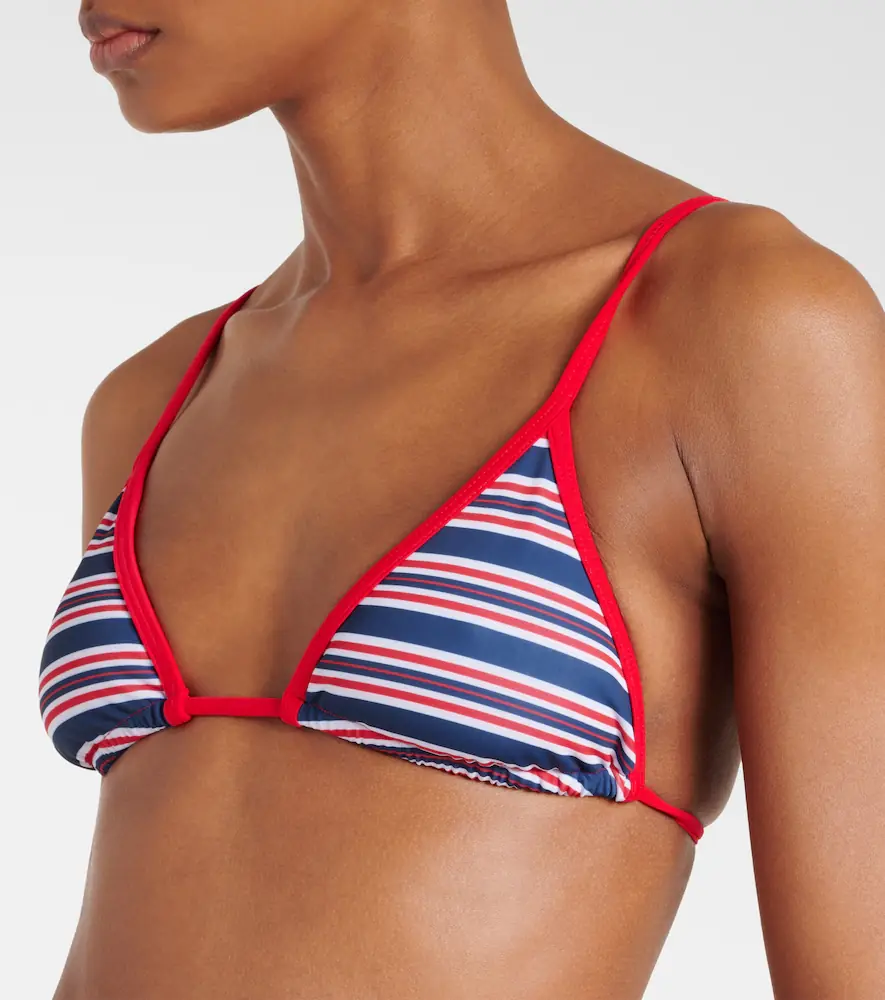 JADE SWIM Via striped bikini top | Thumbnail 4