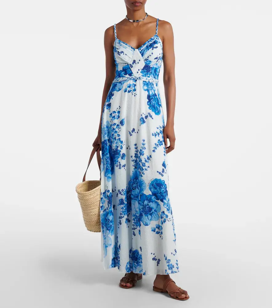 Poupette St Barth Cara cotton maxi dress | Thumbnail 3