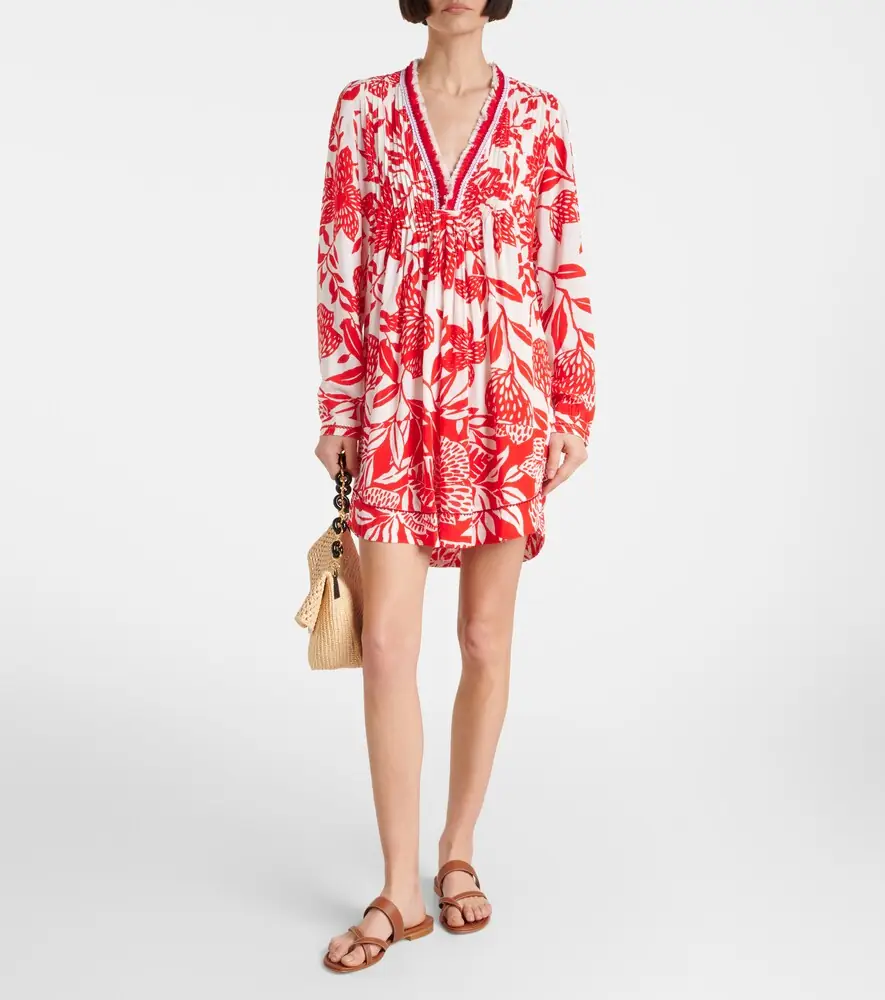 Poupette St Barth Ola floral minidress | Thumbnail 3