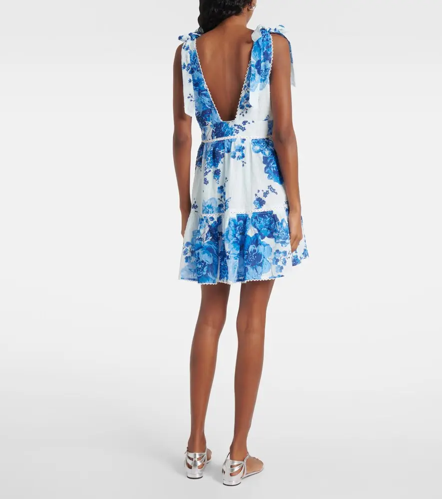 Poupette St Barth Cara floral cotton minidress | Thumbnail 5 Poupette St Barth Cara floral cotton minidress | Thumbnail 5