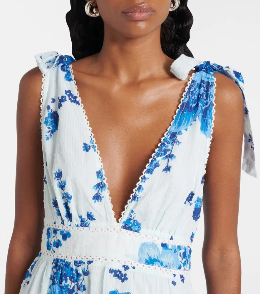 Poupette St Barth Cara floral cotton minidress | Thumbnail 6 Poupette St Barth Cara floral cotton minidress | Thumbnail 6