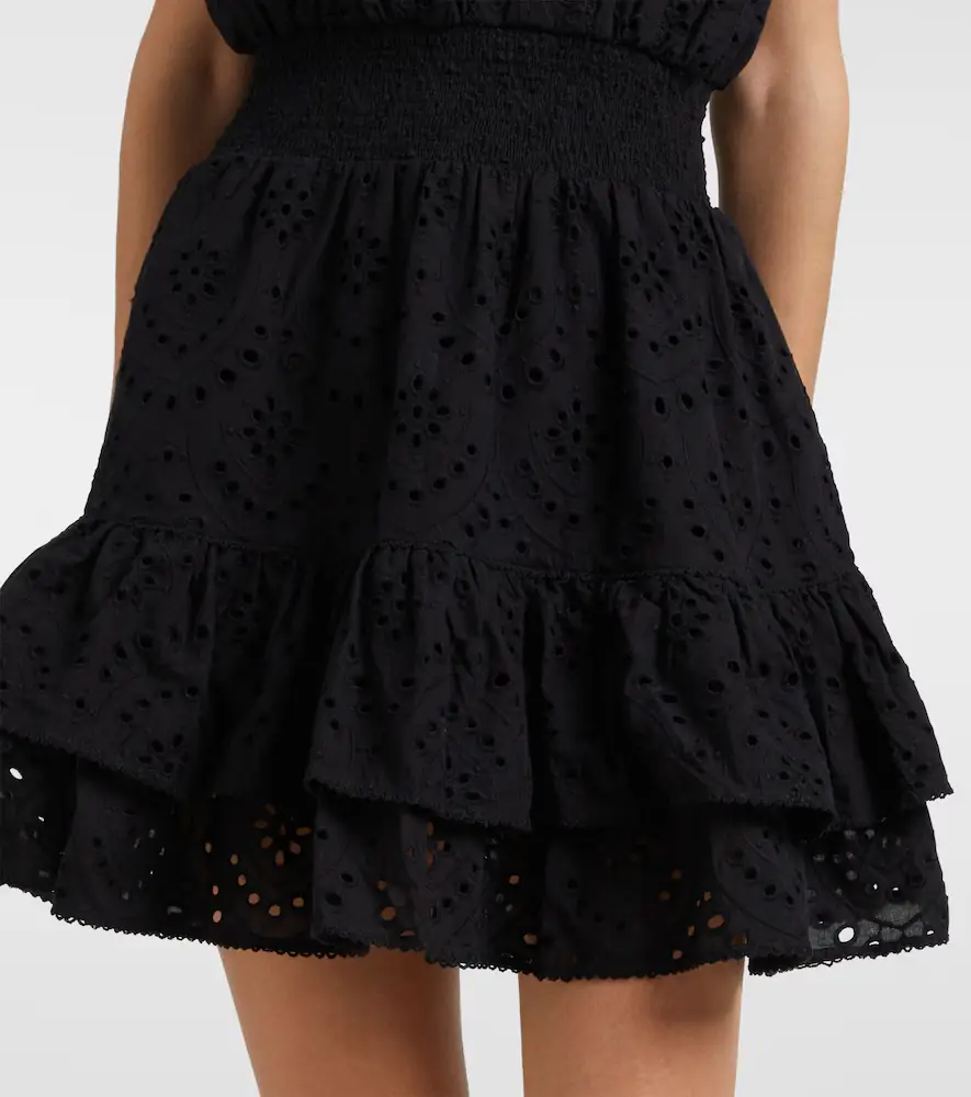 Poupette St Barth Camila ruffled minidress | Thumbnail 2