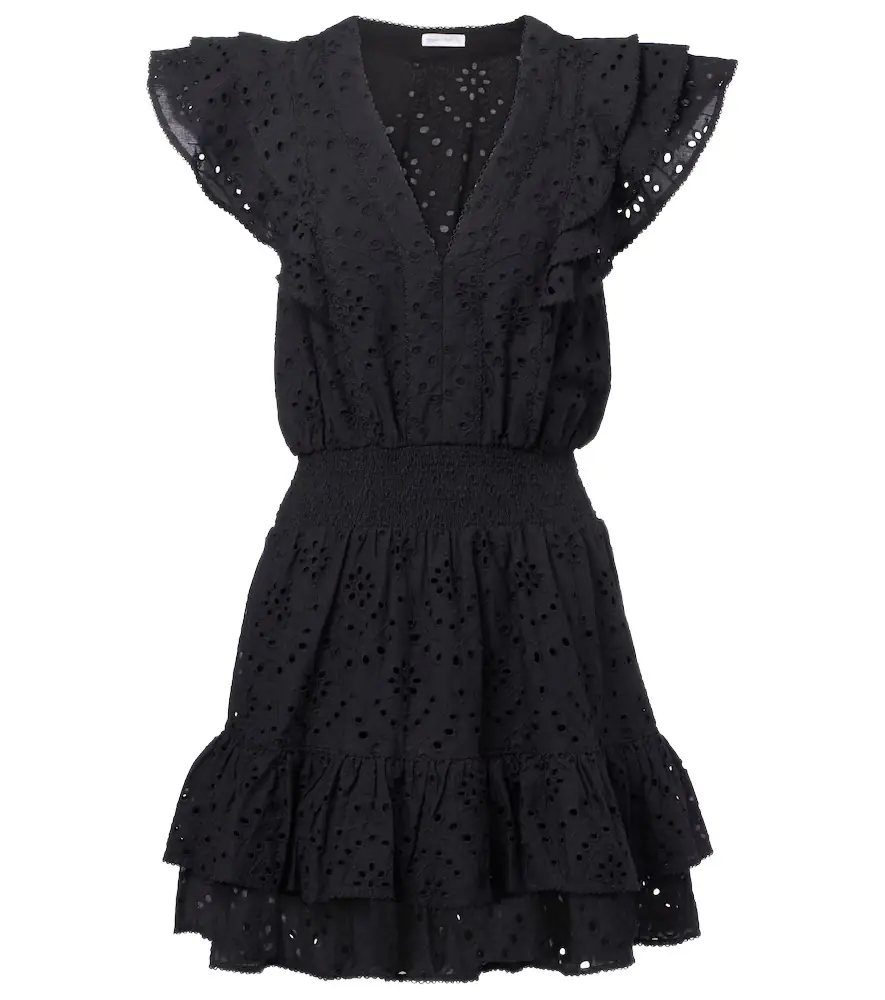 Poupette St Barth Camila ruffled minidress