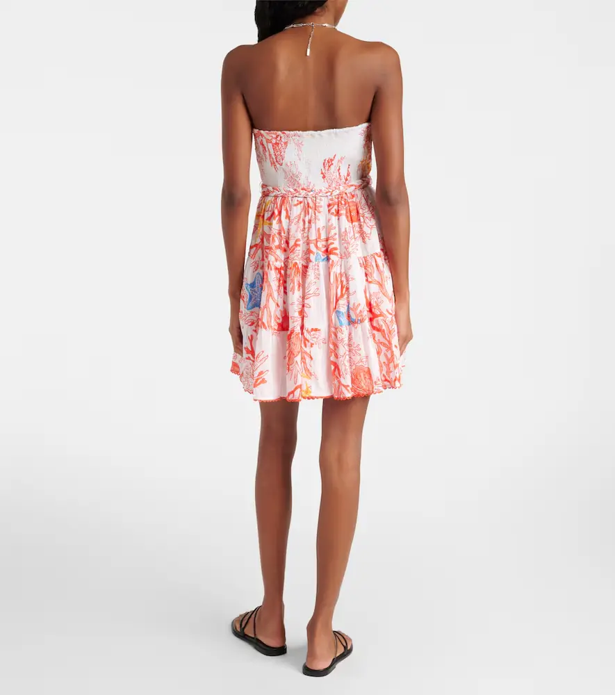 Poupette St Barth Christine printed cotton minidress | Thumbnail 2