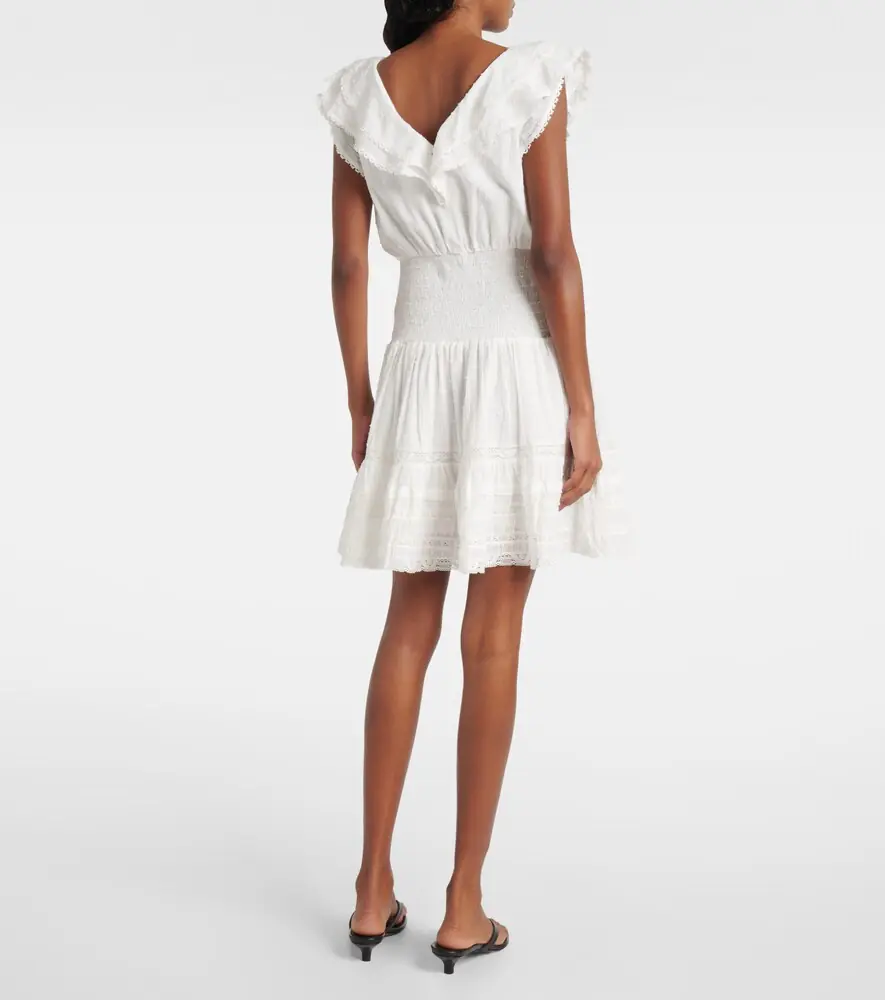 Poupette St Barth Della striped cotton minidress | Thumbnail 5