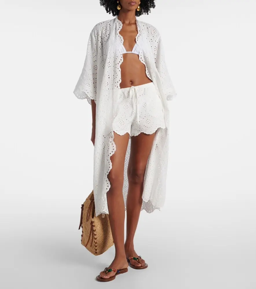 Poupette St Barth Cruse broderie anglaise cotton shorts | Thumbnail 3 Poupette St Barth Cruse broderie anglaise cotton shorts | Thumbnail 3