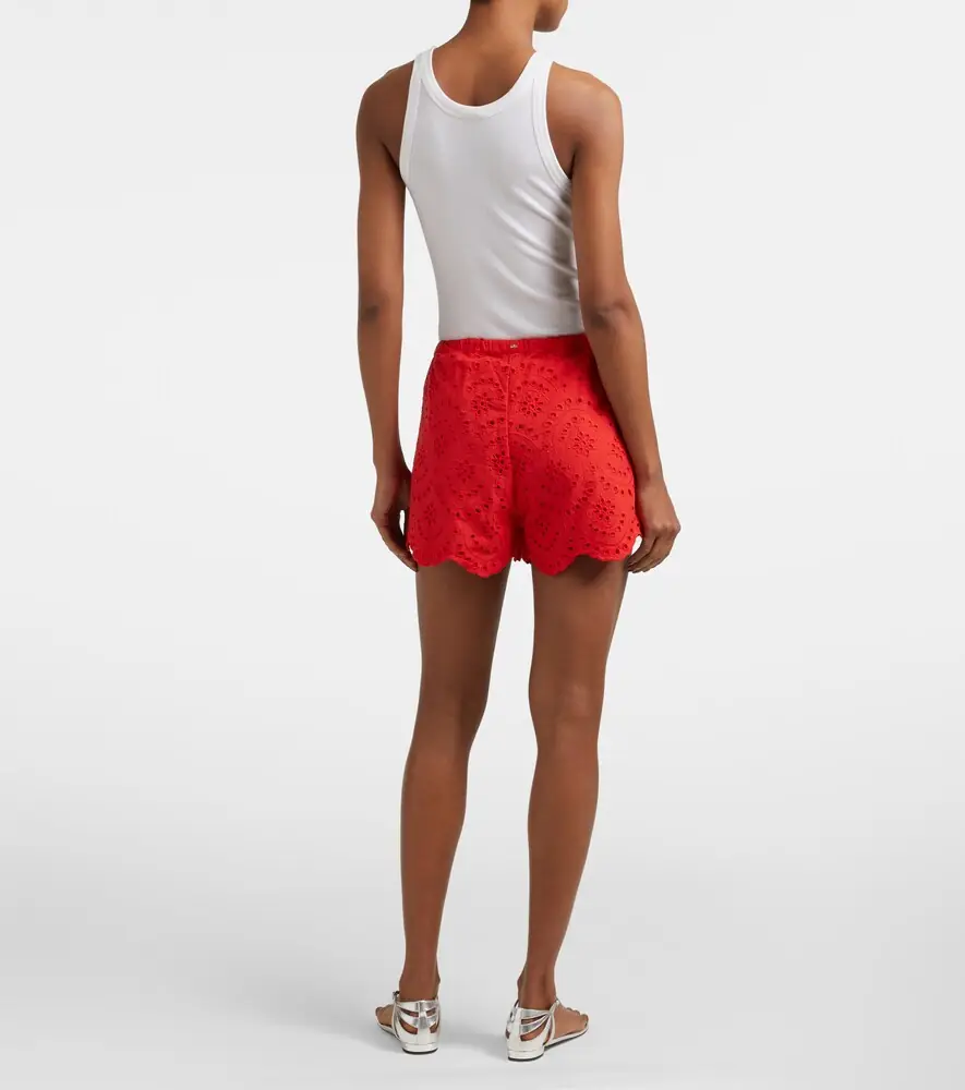 Poupette St Barth Broderie anglaise cotton shorts | Thumbnail 2 Poupette St Barth Broderie anglaise cotton shorts | Thumbnail 2