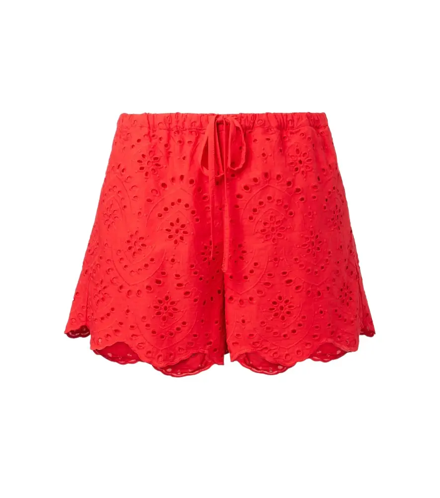 Poupette St Barth Broderie anglaise cotton shorts | Image 1 Poupette St Barth Broderie anglaise cotton shorts | Image 1