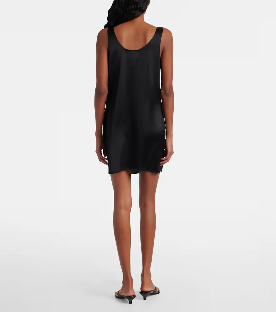 LESET Barb satin slip dress | Thumbnail 2