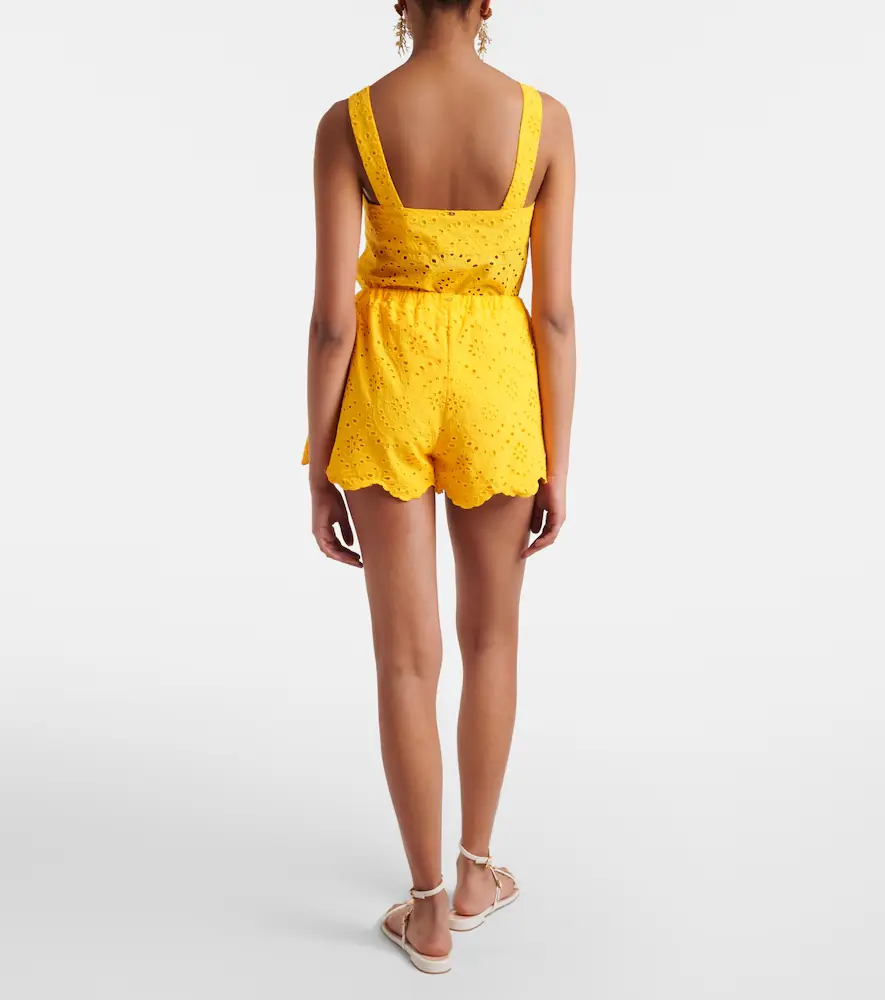 Poupette St Barth Broderie anglaise cotton shorts | Thumbnail 5 Poupette St Barth Broderie anglaise cotton shorts | Thumbnail 5