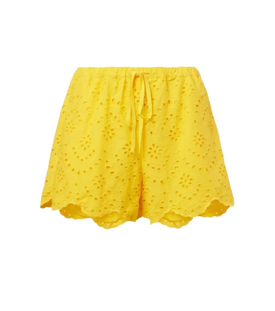 Poupette St Barth Broderie anglaise cotton shorts | Image 1 Poupette St Barth Broderie anglaise cotton shorts | Image 1