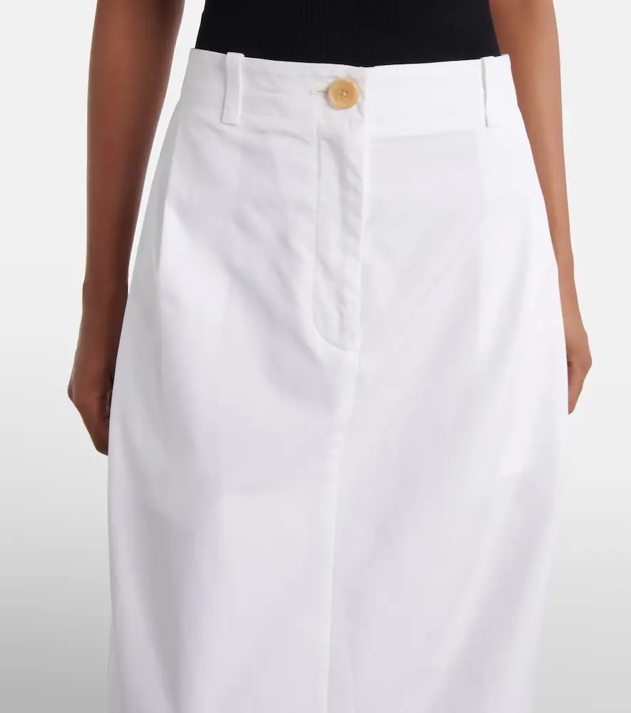 Khaite Lucian cotton poplin maxi skirt | Thumbnail 2 Khaite Lucian cotton poplin maxi skirt | Thumbnail 2