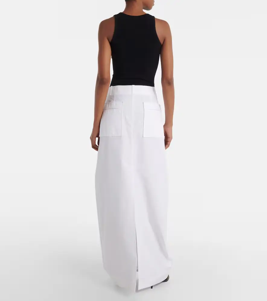 Khaite Lucian cotton poplin maxi skirt | Thumbnail 5 Khaite Lucian cotton poplin maxi skirt | Thumbnail 5
