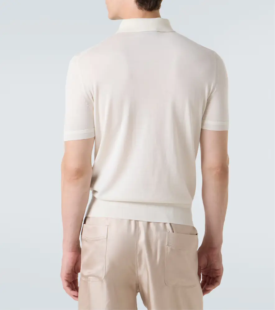 Tom Ford Cashmere and silk polo shirt | Thumbnail 2