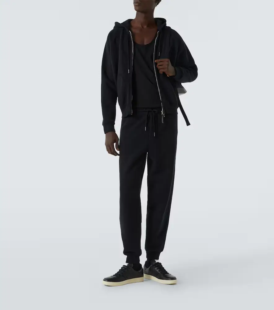 Tom Ford Cotton jersey zip-up hoodie | Thumbnail 4 Tom Ford Cotton jersey zip-up hoodie | Thumbnail 4