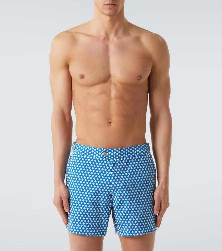 Tom Ford Checked swim trunks | Thumbnail 5 Tom Ford Checked swim trunks | Thumbnail 5