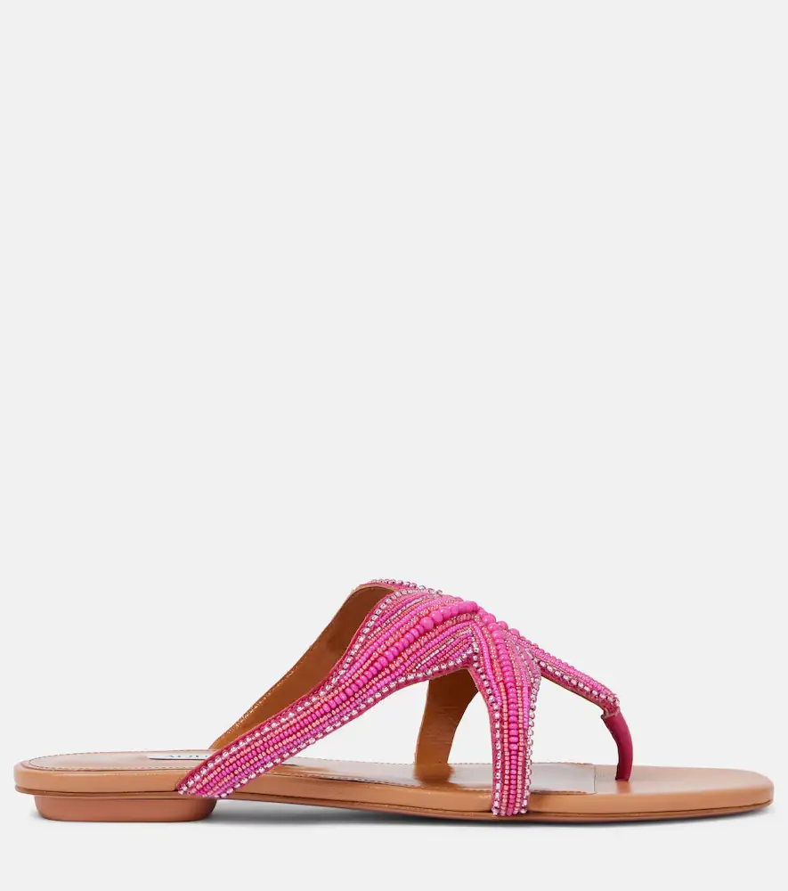 Aquazzura Reef Star embellished leather sandals | Thumbnail 4 Aquazzura Reef Star embellished leather sandals | Thumbnail 4