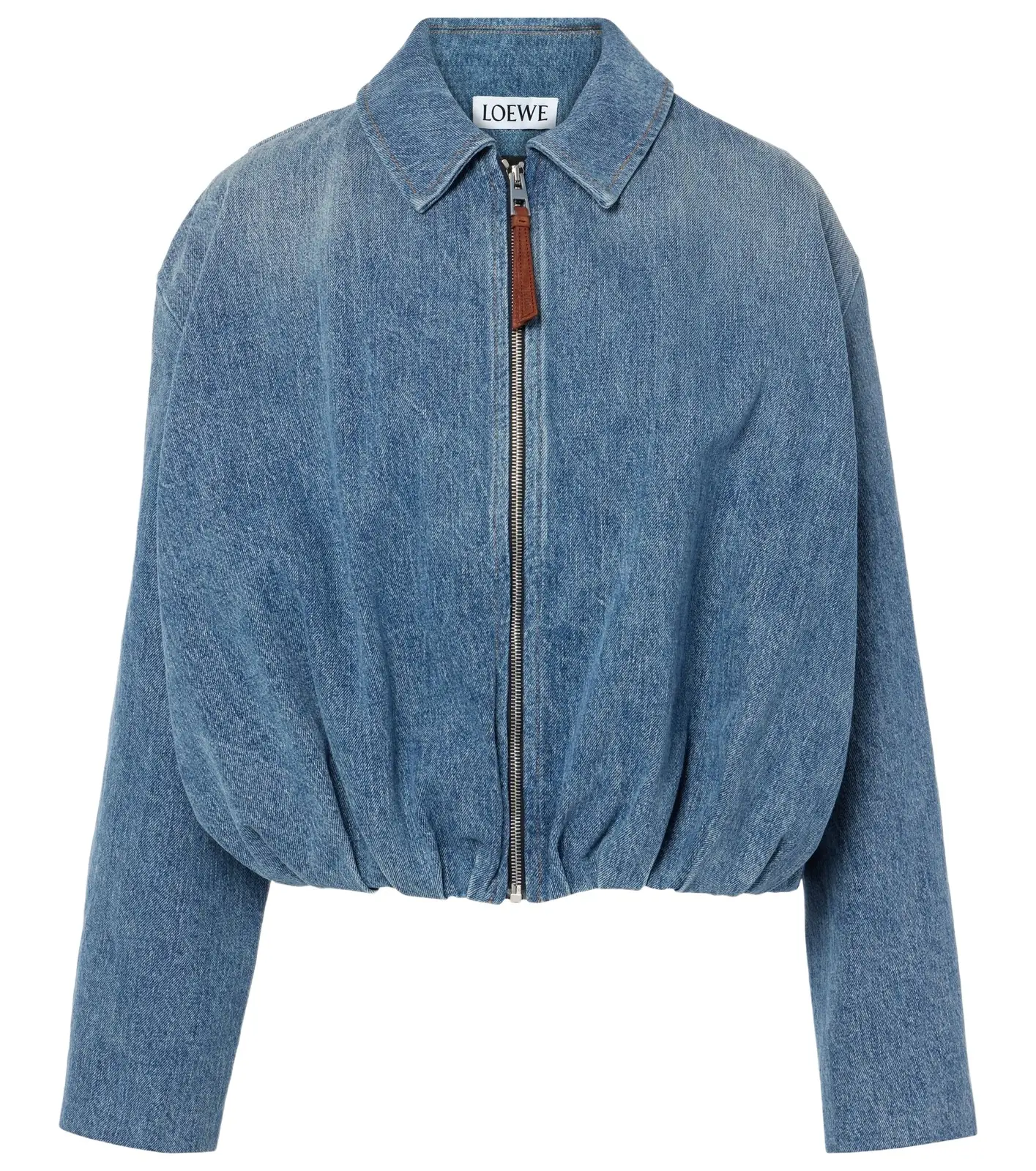 Draped denim jacket Draped denim jacket