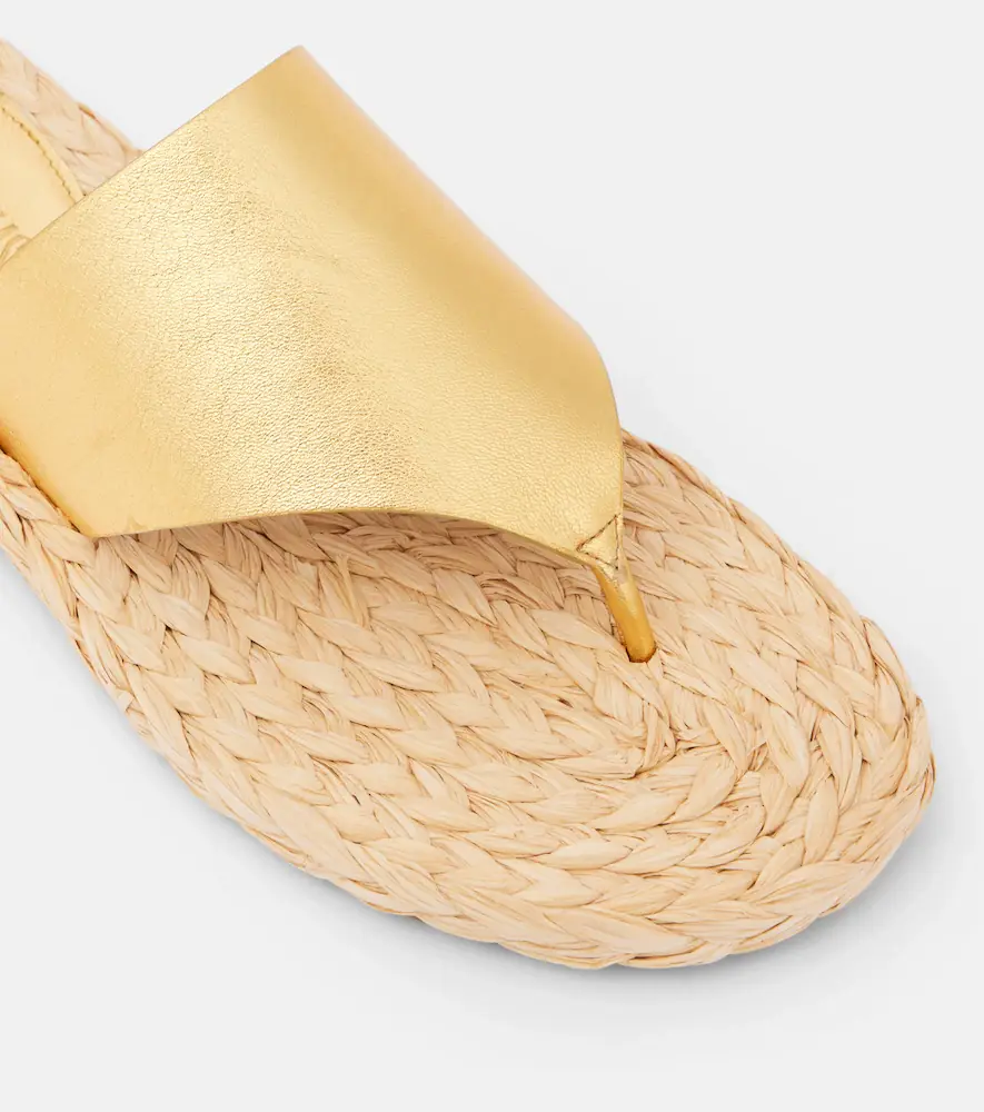 Paris Texas Amalfi metallic leather thong sandals | Thumbnail 3 Paris Texas Amalfi metallic leather thong sandals | Thumbnail 3
