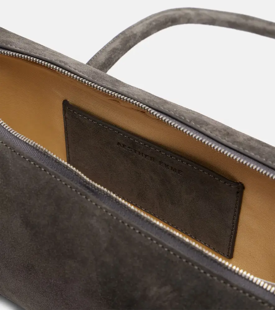 Aesther Ekme Lagune Bowling Mini suede shoulder bag | Thumbnail 2