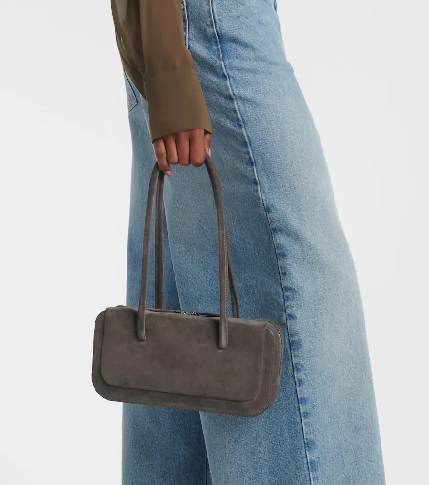 Aesther Ekme Lagune Bowling Mini suede shoulder bag | Thumbnail 5