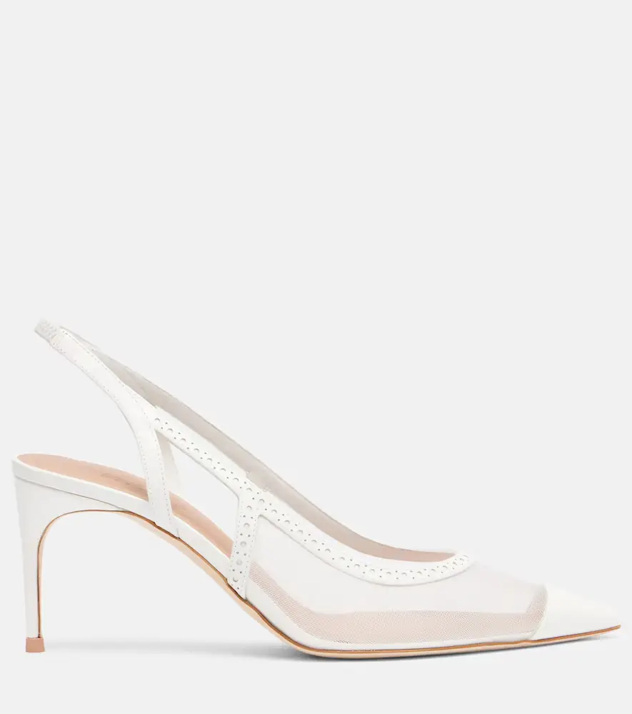 Malone Souliers Aubrey 70 mesh slingback pumps | Thumbnail 4