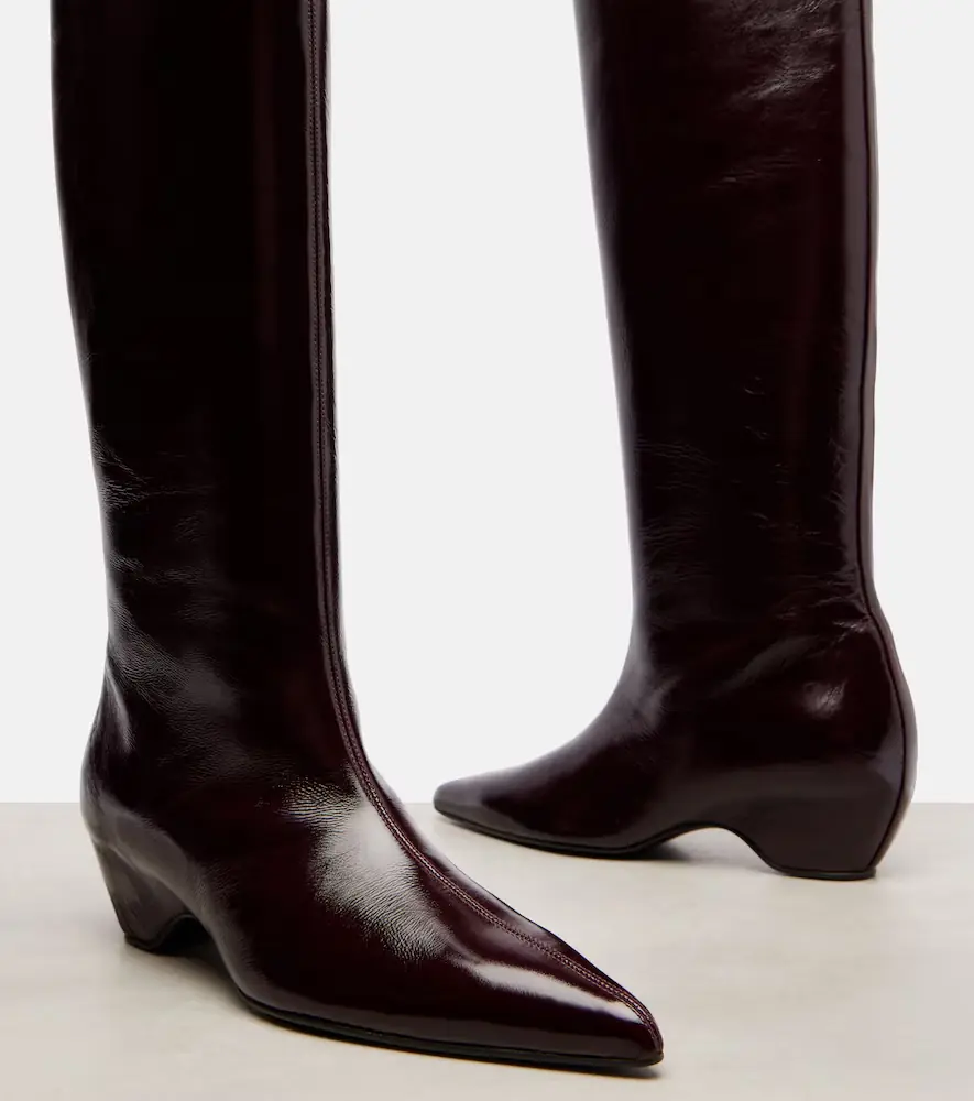Khaite Sybil 40 leather knee-high boots | Thumbnail 3 Khaite Sybil 40 leather knee-high boots | Thumbnail 3