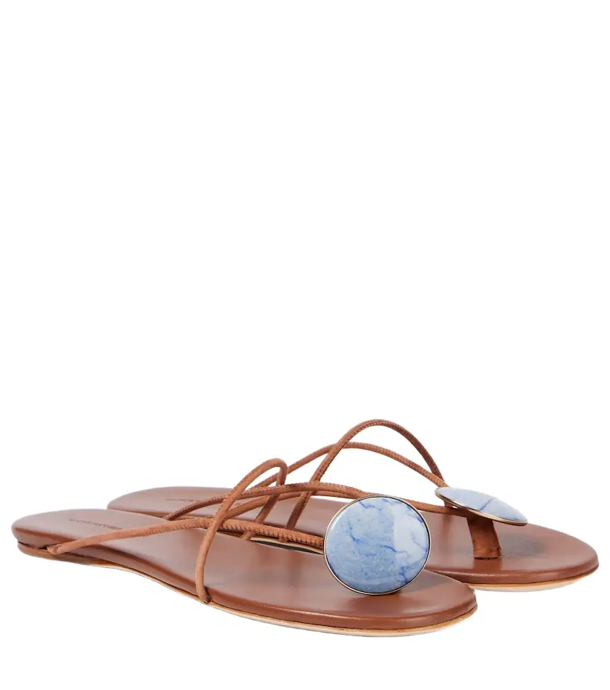 Christopher Esber Doma embellished thong sandals