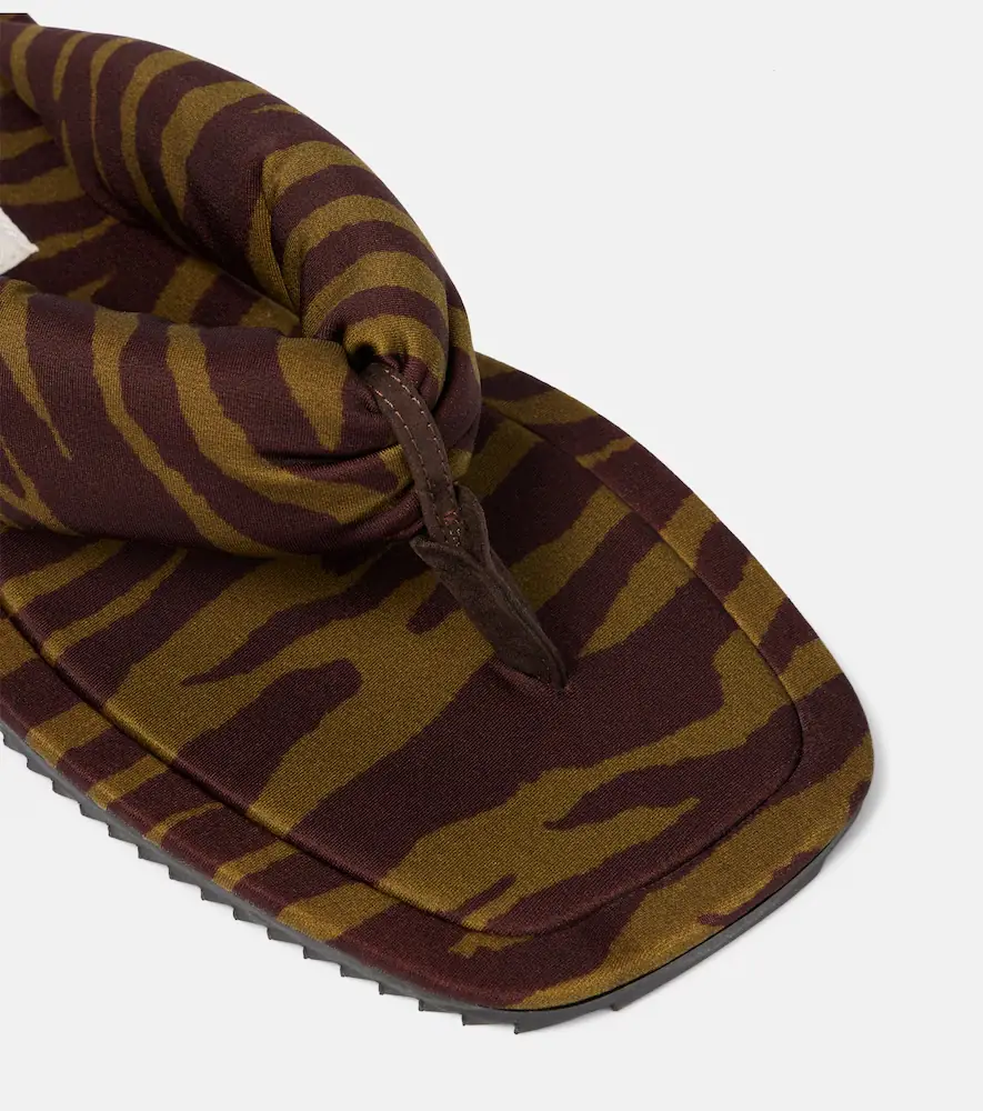 The Attico Indie zebra-print thong sandals | Thumbnail 3 The Attico Indie zebra-print thong sandals | Thumbnail 3
