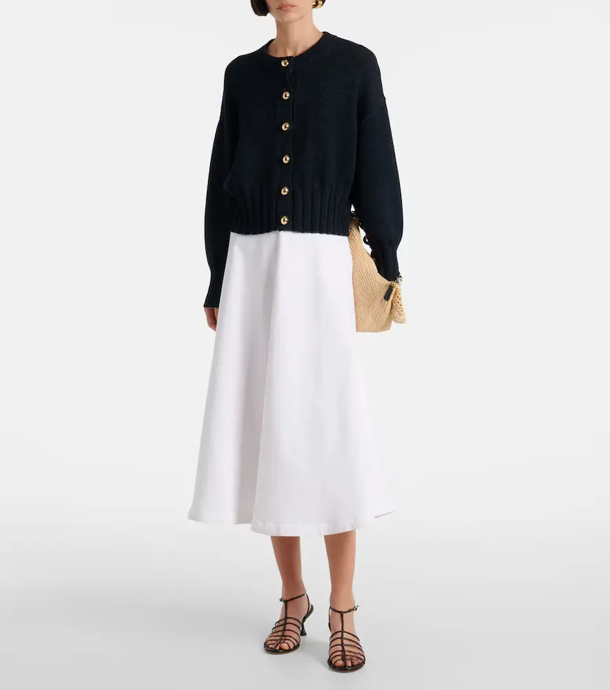 Altuzarra Varda cotton-blend midi skirt | Thumbnail 2 Altuzarra Varda cotton-blend midi skirt | Thumbnail 2
