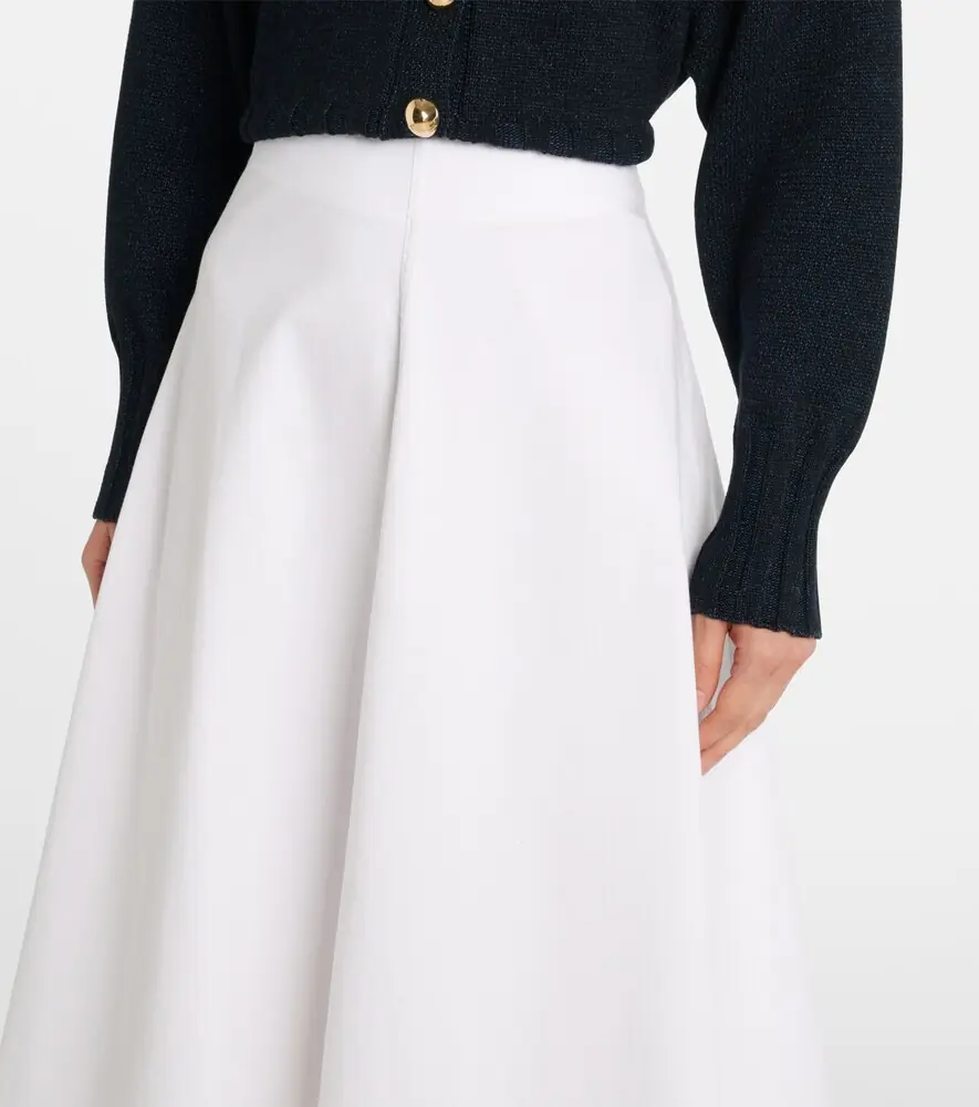 Altuzarra Varda cotton-blend midi skirt | Thumbnail 3 Altuzarra Varda cotton-blend midi skirt | Thumbnail 3