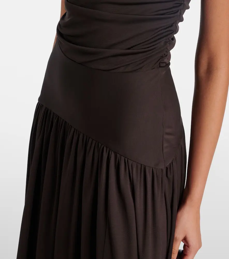 Staud Mariana shirred jersey maxi dress | Thumbnail 2