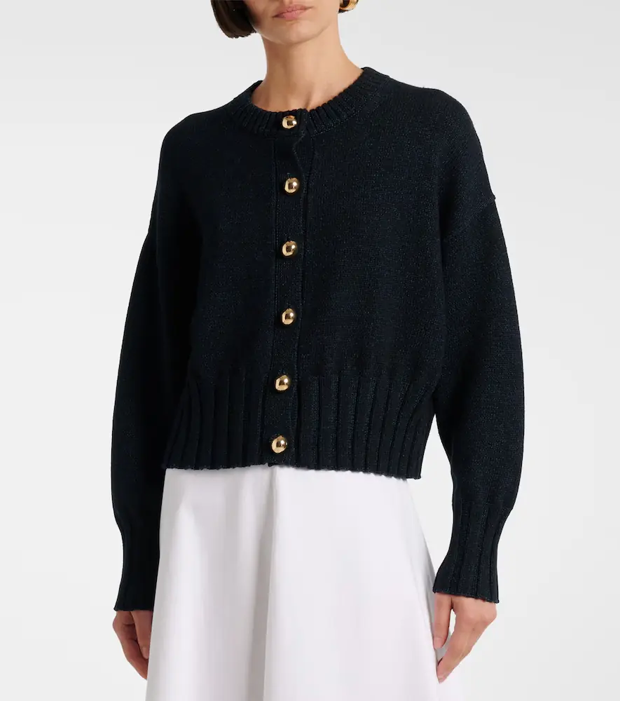 Altuzarra Liam cotton and silk-blend cardigan | Thumbnail 3 Altuzarra Liam cotton and silk-blend cardigan | Thumbnail 3