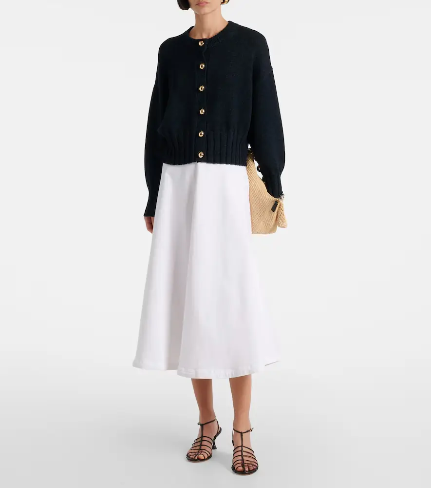 Altuzarra Liam cotton and silk-blend cardigan | Thumbnail 5 Altuzarra Liam cotton and silk-blend cardigan | Thumbnail 5