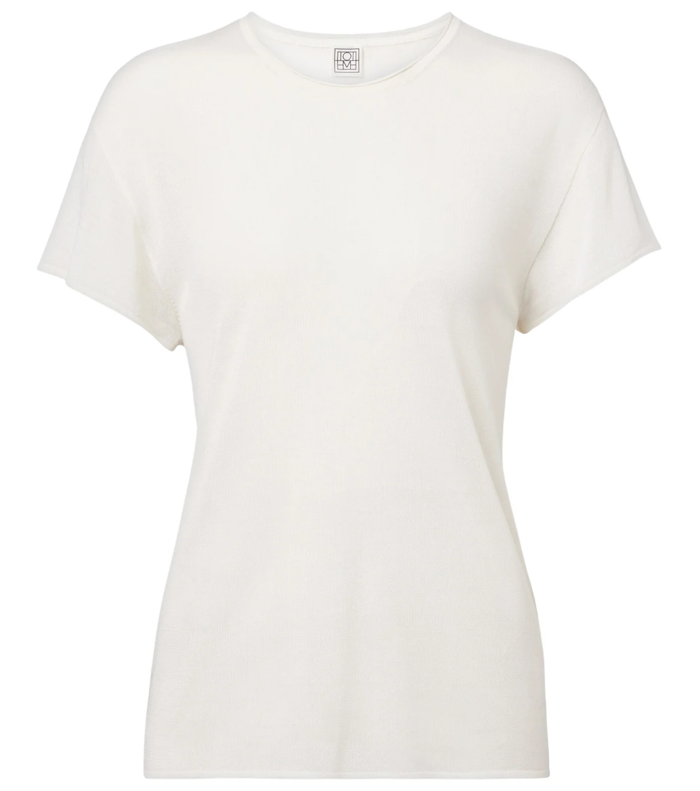 TOTEME Knitted silk T-shirt
