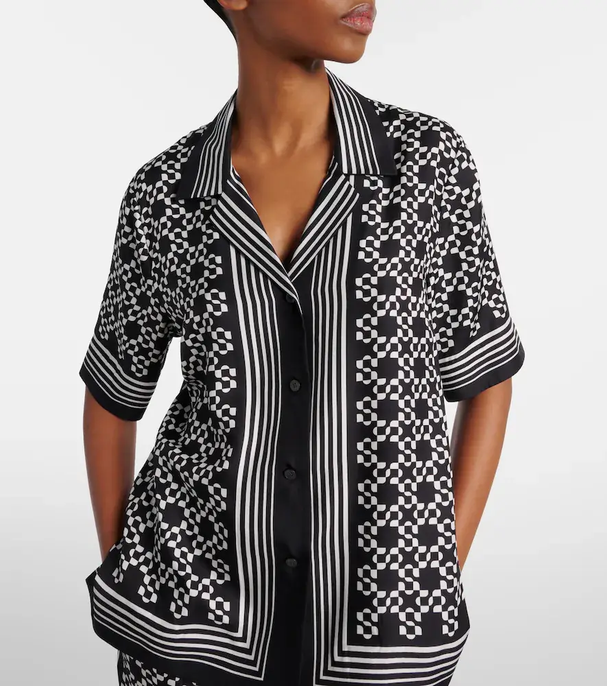 Simkhai Koda printed bowling shirt | Thumbnail 5