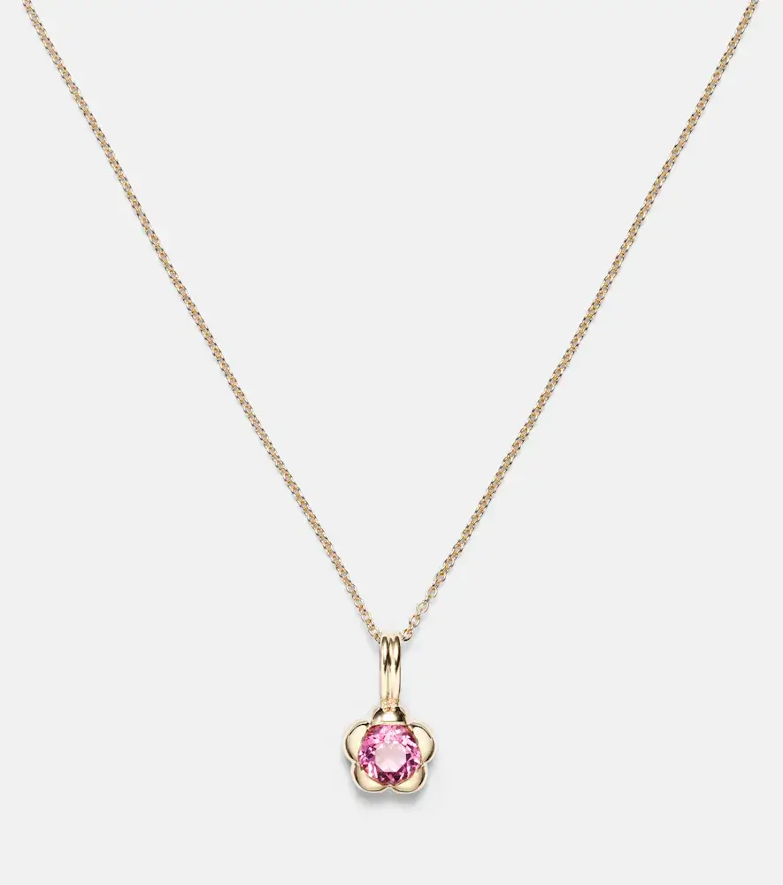 Stone and Strand Festival 14kt gold necklace with tourmaline | Thumbnail 2