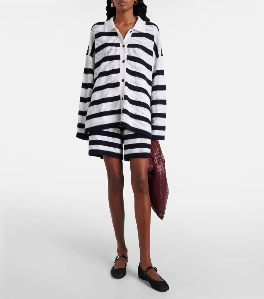 Jardin des Orangers Striped cashmere shorts | Thumbnail 2 Jardin des Orangers Striped cashmere shorts | Thumbnail 2