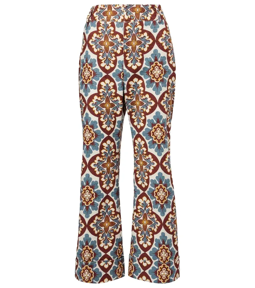 La DoubleJ Hendrix high-rise cotton flared pants | Image 1 La DoubleJ Hendrix high-rise cotton flared pants | Image 1