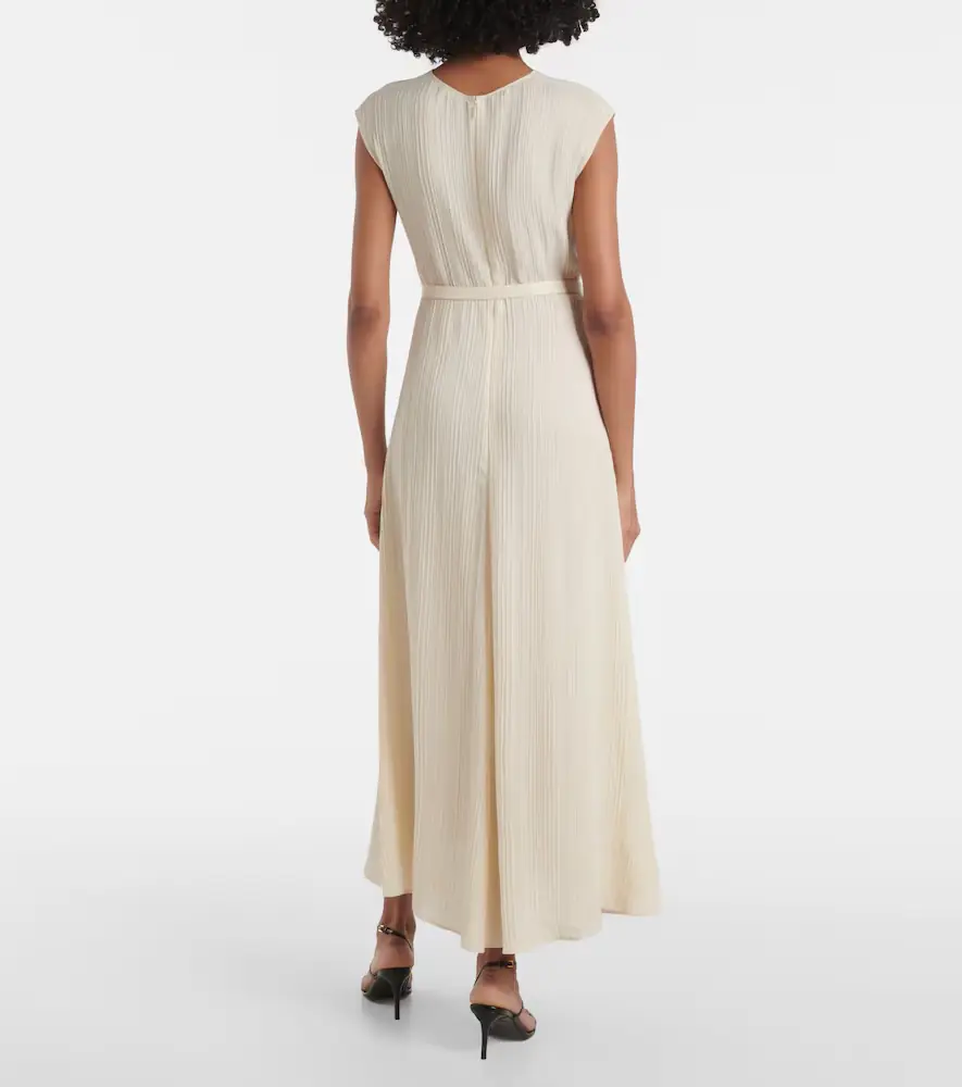 Joseph Garnier pleated jacquard midi dress | Thumbnail 5 Joseph Garnier pleated jacquard midi dress | Thumbnail 5