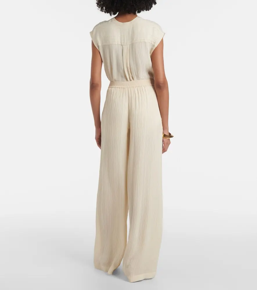 Joseph Mawn pleated jacquard wide-leg pants | Thumbnail 3 Joseph Mawn pleated jacquard wide-leg pants | Thumbnail 3